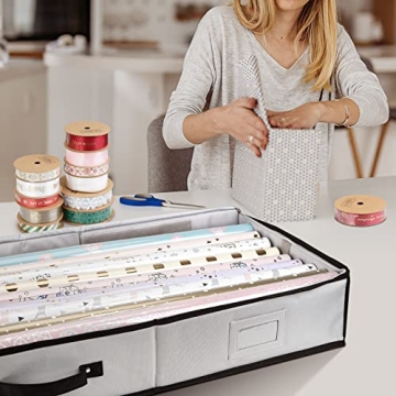BALEINE Wrapping Paper Storage Organizer for All Occasions