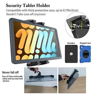 Peastrex 3-in-1 Tablet and iPad Tripod with Remote