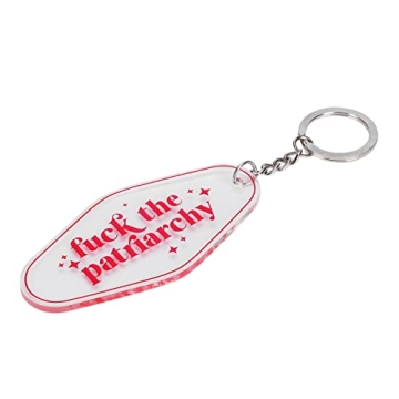 Fuck The Patriarchy Feminist Keychain for Empowerment