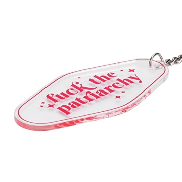 Fuck The Patriarchy Feminist Keychain for Empowerment