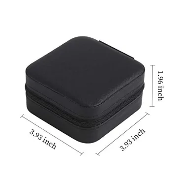 Compact CASEGRACE Travel Jewelry Case for Jewelry Storage
