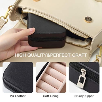 Compact CASEGRACE Travel Jewelry Case for Jewelry Storage