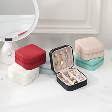 Compact CASEGRACE Travel Jewelry Case for Jewelry Storage