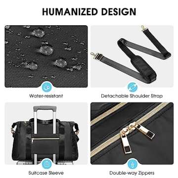 WANDF Personal Item Duffel - Travel Bag for Spirit Airlines