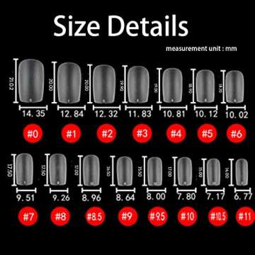 Square Nail Tips - EJIUJIUO 240 Pcs Medium Soft Gel Nail Tips Full Cover Matte Acrylic Nail Tips Press On Nail Tips For Women Girls Square Acrylic False Nails for Nail Extension,15 Sizes with Case
