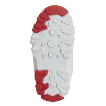 Disney Mickey Mouse Snowboots - Fur Lined Insulated Waterproof boys Winter Boots - Black/Red (size 7 Toddler)