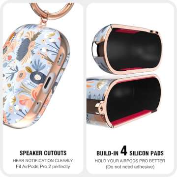 wenew Protective Case for AirPods Pro - Cute & Durable