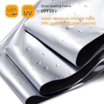 G4Free UPF 50+ UV Protection Travel Umbrella - Compact & Windproof