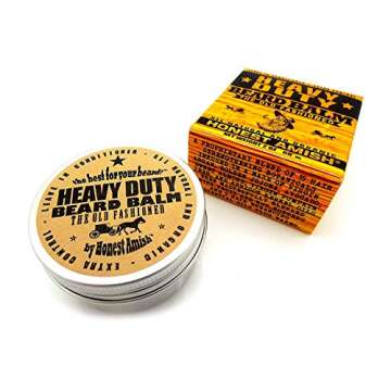 Honest Amish - Heavy Duty Beard Balm - 2 Ounce - Beard Conditioner