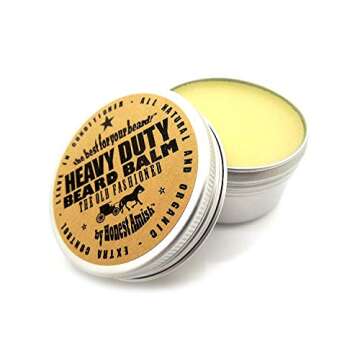 Honest Amish - Heavy Duty Beard Balm - 2 Ounce - Beard Conditioner
