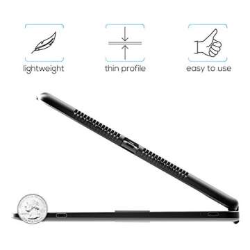 Typecase Touch Keyboard Case for iPad 9th Gen - Black