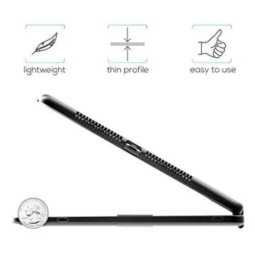 Typecase Touch Keyboard Case for iPad 9th Gen - Black