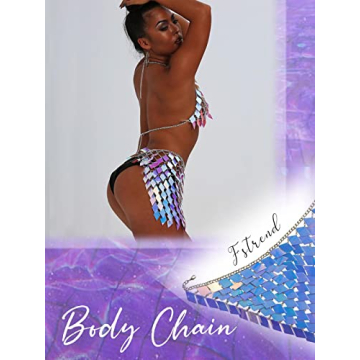 Fstrend Body Chain Set for Festivals and Parties