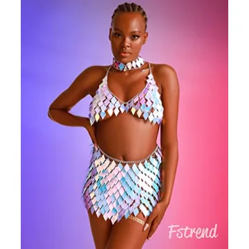 Fstrend Body Chain Set for Festivals and Parties