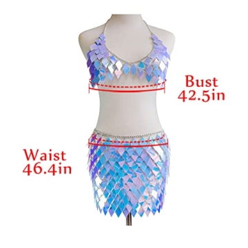 Fstrend Body Chain Set for Festivals and Parties