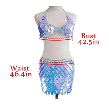 Fstrend Body Chain Set for Festivals and Parties