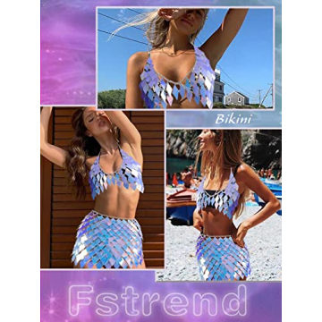 Fstrend Body Chain Set for Festivals and Parties
