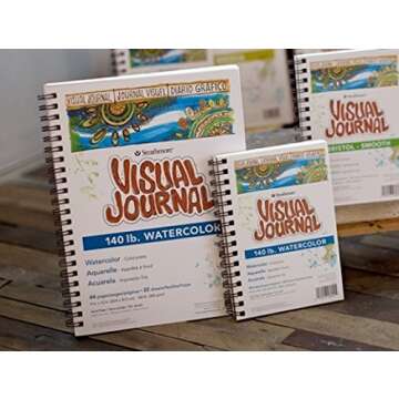 Strathmore Visual Journal Watercolor 9"X12" - 22 Sheets