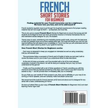 French Short Stories for Beginners: 20 Captivating Short Stories to Learn French & Grow Your Vocabul...