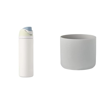 Owala FreeSip Insulated Stainless Steel Water Bottle with Straw and Silicone Boot for Sports and Tra...