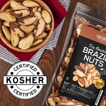 Premium Dry Roasted Brazil Nuts 32oz | Healthy Snack
