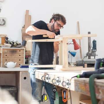 DIYMAG Magnetic Hooks, 100 lbs Heavy Duty Rare Earth Neodymium Magnet Hooks with Countersunk Hole Eyebolt for Workplace, Home, Kitchen, Office and Garage, 10 Packs