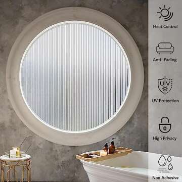 VELIMAX Reeded Glass Window Film for Stylish Privacy Solutions