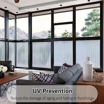 VELIMAX Reeded Glass Window Film for Stylish Privacy Solutions