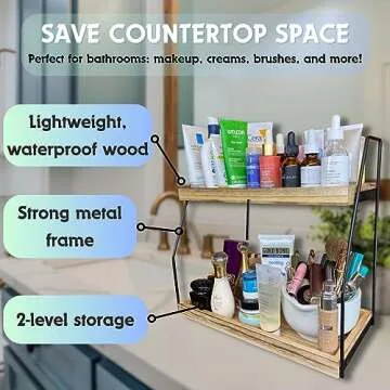 HahaHome Coffee Organizer for Countertop - Stylish & Versatile