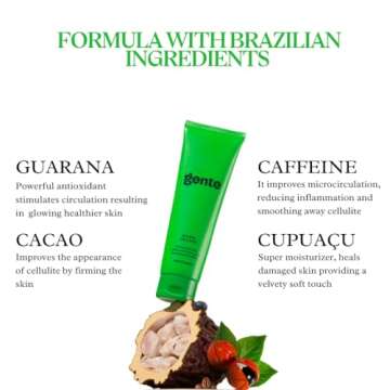 Gente Beauty Bye Bye Cellulite - Firming Lotion - Cellulite Remover, Skin Tightening Cream for Body,...