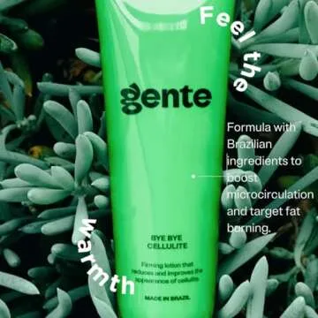 Gente Beauty Bye Bye Cellulite - Firming Lotion - Cellulite Remover, Skin Tightening Cream for Body, Anti Cellulite Cream, Belly Firming Cream, Skin Firming Body Lotion - 4.3FL OZ