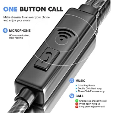 5 Pack Wired Earbuds with Microphone for All Devices