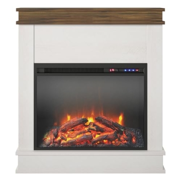 Ameriwood Home Mateo Electric Fireplace with Mantel