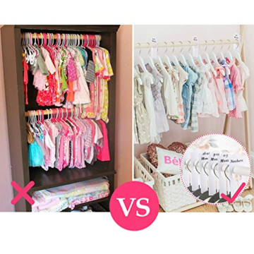 Lemonfilter 12 Pack Baby Wardrobe Dividers for Nursery Organization