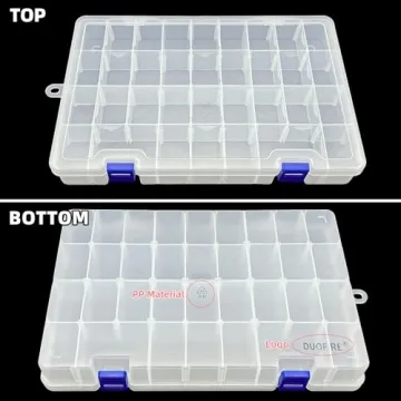 DUOFIRE Adjustable Storage Box for Crafts and Tools