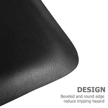 3' x 5' Salon Anti Fatigue Mat for Hair Stylist 7/8'' Thick, Rectangle Comfort Barber Shop Beauty Floor Mats Under Styling Chair