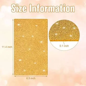 3 Pieces Glitter Acrylic Sheets for Laser Cutting Colored Plastic Panel Sheet Square Acrylic Sheets ...