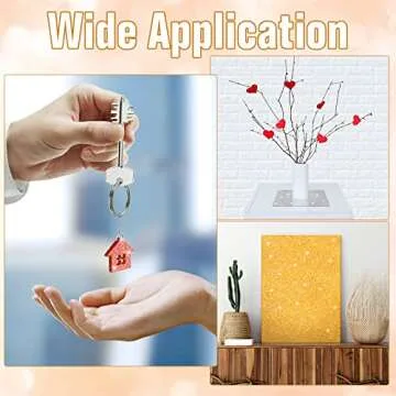 3 Pieces Glitter Acrylic Sheets for Laser Cutting Colored Plastic Panel Sheet Square Acrylic Sheets for DIY Projects, Logo, Decorations, Art Crafts, 6.3 x 11.4 Inch (Gold, Silver, Rose Gold)