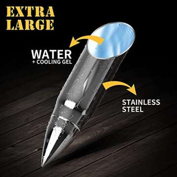 Gifts for Men Dad, Whiskey Gifts for Him, Metal Whiskey Stones, Unique Birthday Ideas for Him Boyfri...