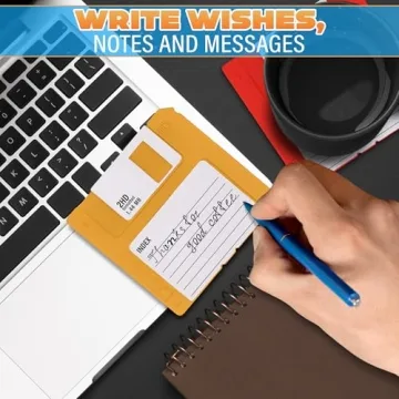 6 Pcs Floppy Disk Coaster - 90s Nostalgia Gifts - Funny Coasters for Adults Floppy Disk Coasters Cool Coasters for Drinks - Silicone Coasters for Drinks