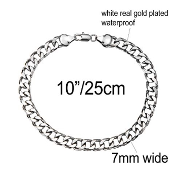 Kelistom Gold Cuban Link Anklet for Stylish Durability