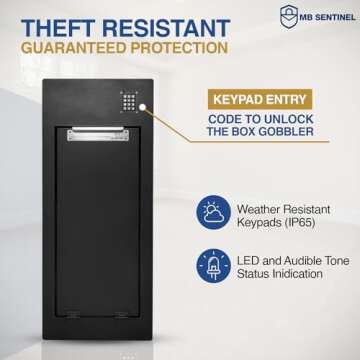 MB Sentinel Package Delivery System with Keypad Lock