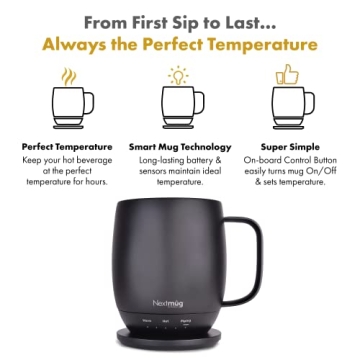 Nextmug - Temperature-Controlled Travel Mug