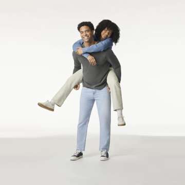 Comfort Colors Adult Lightweight Cotton Crewneck Sweatshirt, Style G1466, Blue Jean, Medium