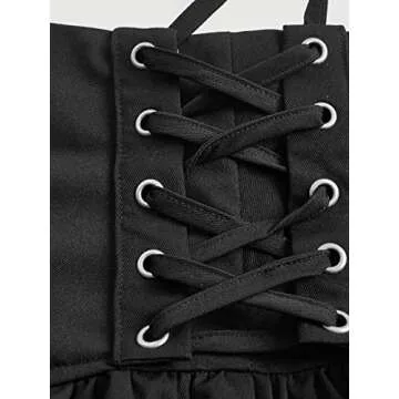 Chic High Waist Ruffle Hem Skirt for Stylish Women