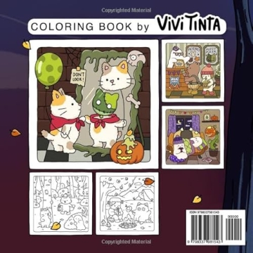 Spooky Fuzzy Cute Creepy Coloring Book for All Ages