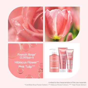 KUNDAL Protein Bonding Shampoo and Conditioner Set [Violet Muguet] - Korean Hair Care, Damage Repair...