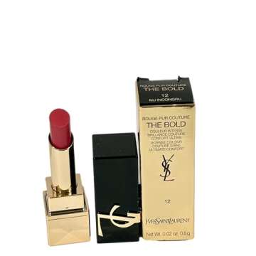 YVES SAINT LAURENT YSL Rouge Pur Couture THE BOLD Lipstick Color # 12 NU INCONGRU (MINI/SMALL/SAMPLE...