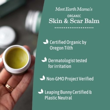 Earth Mama Organic Skin & Scar Balm for Scars & Stretch Marks