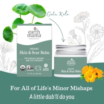 Earth Mama Organic Skin & Scar Balm for Scars & Stretch Marks